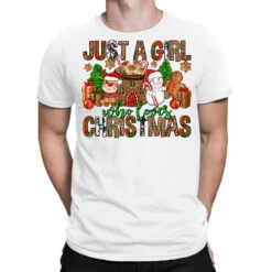 Just A Girl Who Loves Christmas T-Shirt