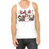 Let It Snow Christmas Snowman Tank Top