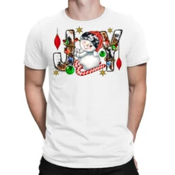 Christmas Joy With Snowman T-Shirt