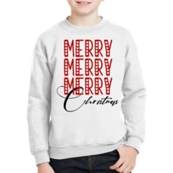 Merry Christmas,happy New Year Youth Sweatshirt