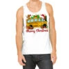 Merry Christmas School Bus Tank Top