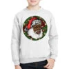 African American Santa Christmas Youth Sweatshirt