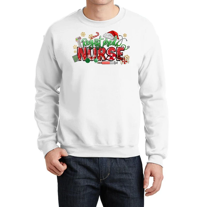 Registered Nurse Christmas Crewneck Sweatshirt 1 Registered Nurse Christmas Crewneck Sweatshirt