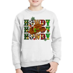 Howdy Howdy Howdy Christmas Youth Sweatshirt