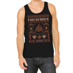 Avatar Firebending Iroh Christmas Tank Top
