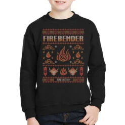 Avatar Firebending Iroh Christmas Youth Sweatshirt