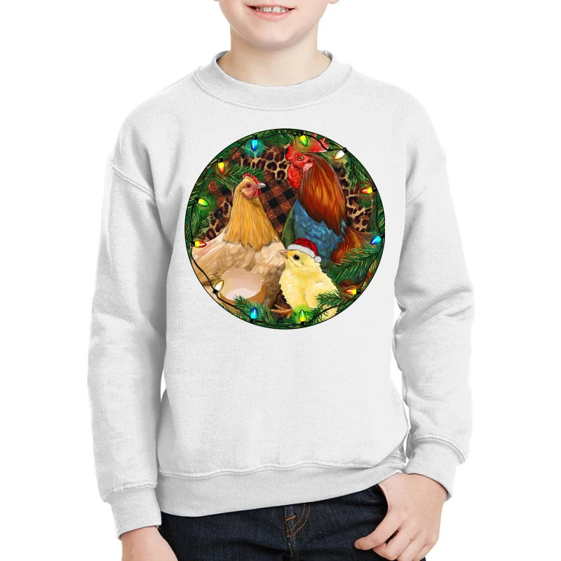 Christmas Chick Family Youth Sweatshirt 1 Christmas Chick Family Youth Sweatshirt