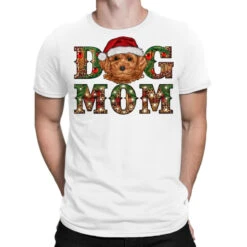 Christmas Toy Poodle Dog Mom T-Shirt