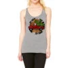 Farm Truck Christmas Racerback Tank
