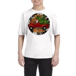 Farm Truck Christmas Youth Tee