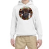 Western Christmas Calf Youth Hoodie