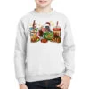 Christmas Coffee Cups With Pitbull Youth Sweatshirt