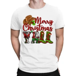 Merry Christmas Y'all Cowboy T-Shirt