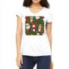 Pharmacy Christmas Seamless Digital Paper Women's V-Neck T-Shirt