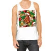 Christmas Cake And Seamless Digital Paper Tank Top