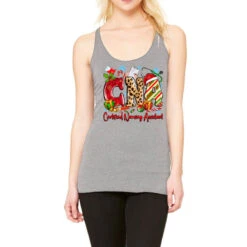 CNA Certified Nursing Assistant Christmas Racerback Tank