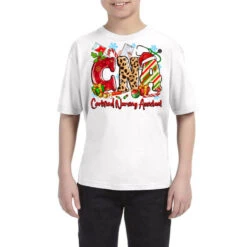 CNA Certified Nursing Assistant Christmas Youth Tee