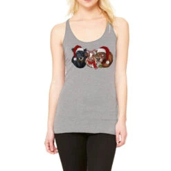 Christmas Cows Racerback Tank