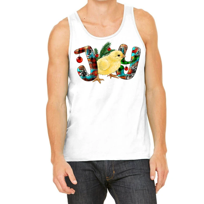 Christmas Joy With Chick Tank Top 1 Christmas Joy With Chick Tank Top
