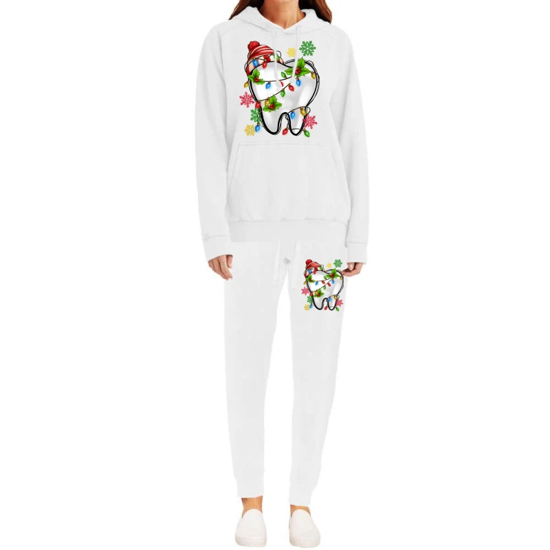 Christmas Teeth Dentist Hoodie & Jogger Set 2 Christmas Teeth Dentist Hoodie & Jogger Set - Image 2
