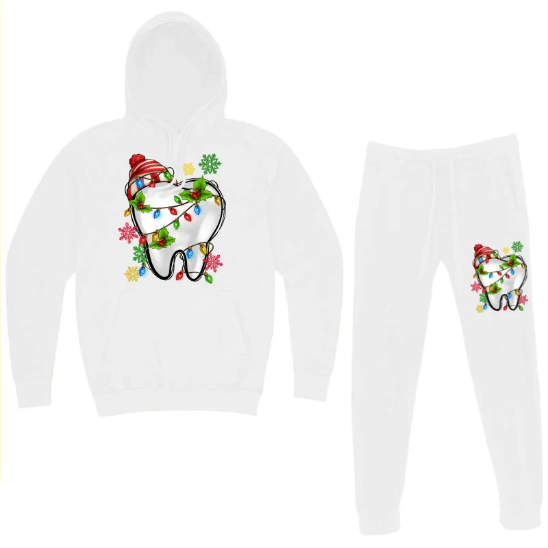 Christmas Teeth Dentist Hoodie & Jogger Set 3 Christmas Teeth Dentist Hoodie & Jogger Set - Image 3