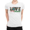 Christmas Love Windmill Ladies Fitted T-Shirt