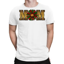 Christmas Sunflower Mom T-Shirt