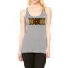 Christmas Sunflower Mom Racerback Tank