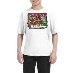 Christmas On The Farm Youth Tee