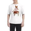 Merry Christmas Farm Animals Youth Tee