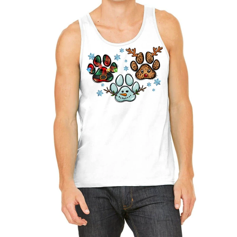 Christmas Paws Tank Top 1 Christmas Paws Tank Top