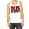 Christmas Plaid Cowhide Pattern Background Tank Top