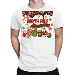 North Pole Hot Chocolate Christmas T-Shirt
