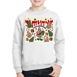 Boojee Christmas Cake Youth Sweatshirt