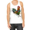 Christmas Lights Rooster Tank Top