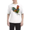 Christmas Lights Rooster Youth Tee