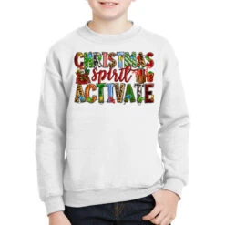 Christmas Spirit Activate Youth Sweatshirt