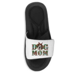 Western Christmas Dog Mom St Bernard Slide Sandal -Santa Clothing Shop pmd.2526709255.202.25095353.s3.1 front customized1 f5f5f5 none x75y61 90 800x800 1