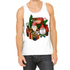 Christmas Truck And Gnome Tank Top