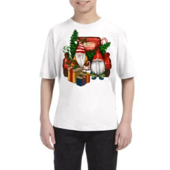 Christmas Truck And Gnome Youth Tee