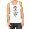 Christmas White Shepherd With Christmas Lights Tank Top