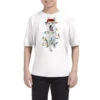 Christmas White Shepherd With Christmas Lights Youth Tee
