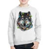 Christmas With Wolf Youth Sweatshirt