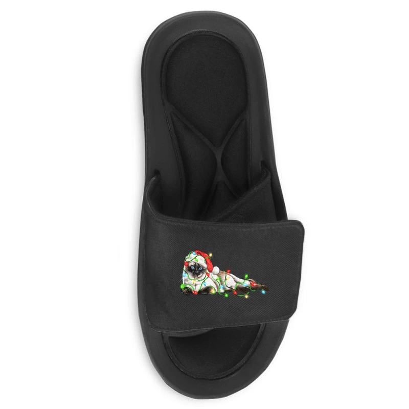 Christmas Siamese Cat Slide Sandal 3 Christmas Siamese Cat Slide Sandal - Image 3