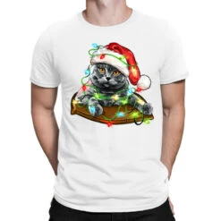 Christmas Scottish Fold Cat T-Shirt