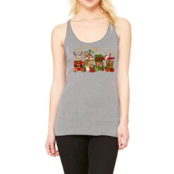 Christmas Coffee Drink Racerback Tank