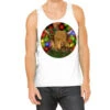 Brown Cow Christmas Tank Top