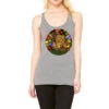 Brown Cow Christmas Racerback Tank