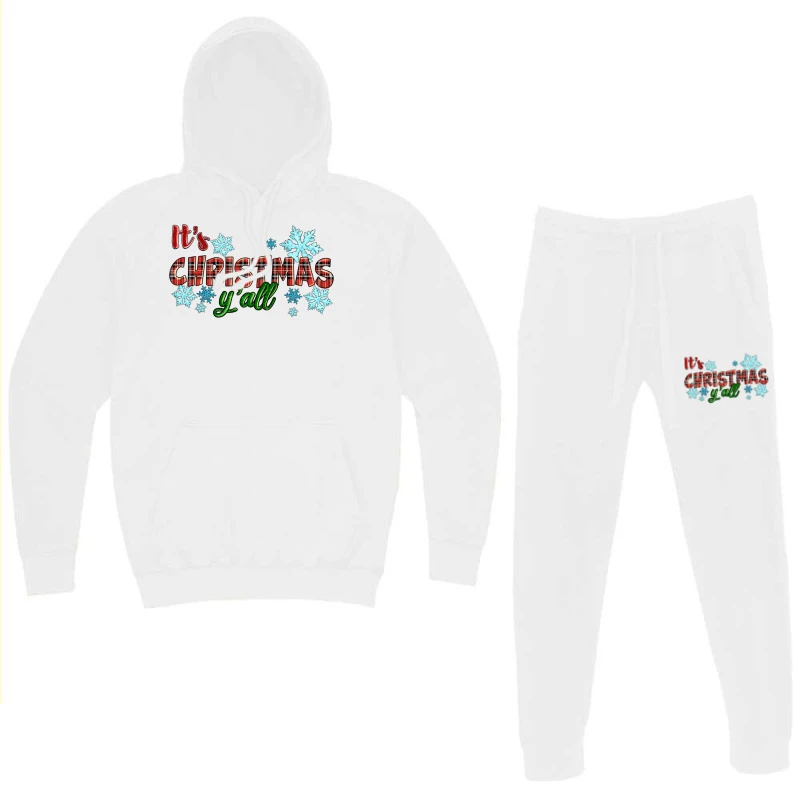It's Christmas Y'all Season Winter Hoodie & Jogger Set 3 It's Christmas Y'all Season Winter Hoodie & Jogger Set - Image 3