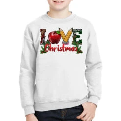 Western Christmas Love Youth Sweatshirt